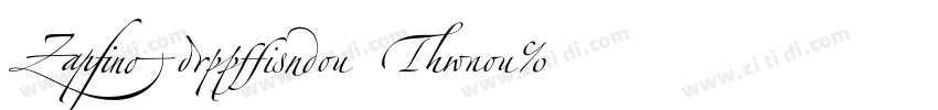 Zapfino Two字体转换